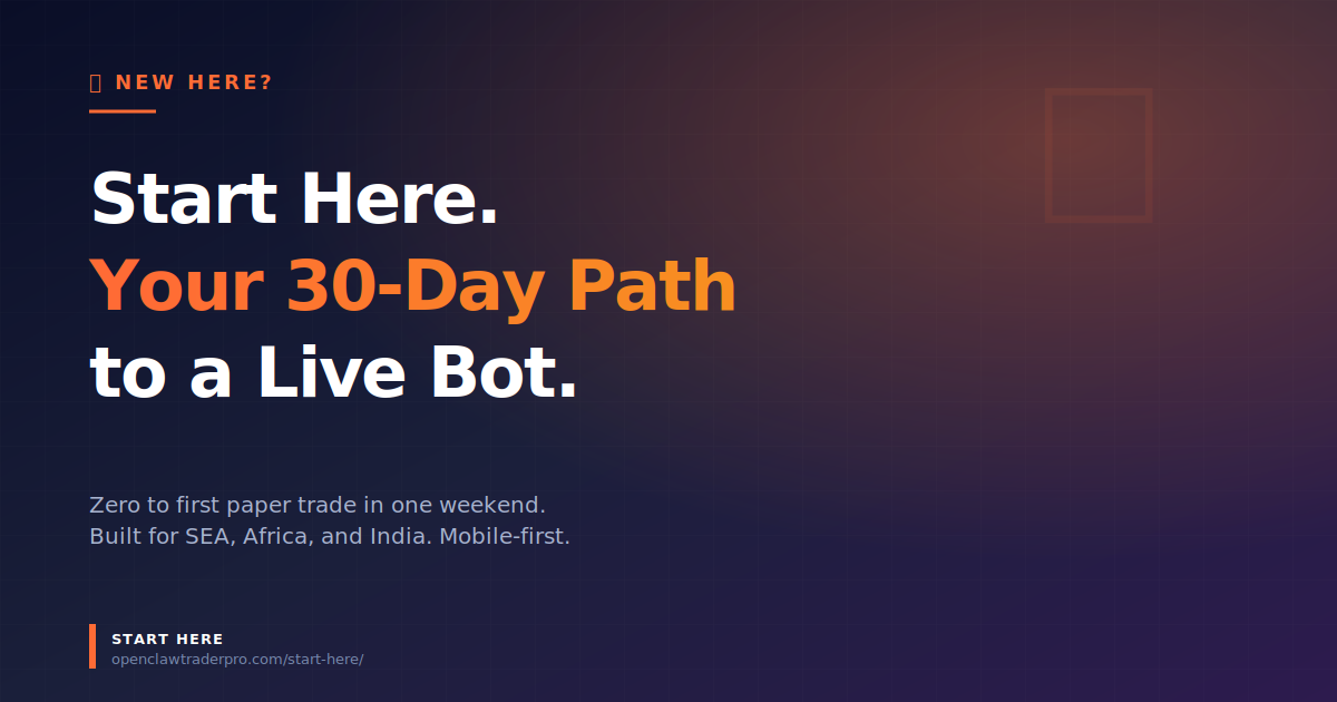 Start Here โ Your 30-Day Path to a Live OpenClaw Bot