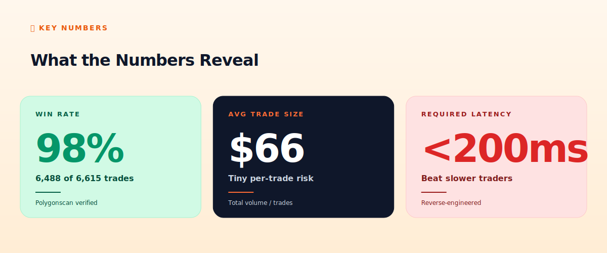 Strategy stats from the account