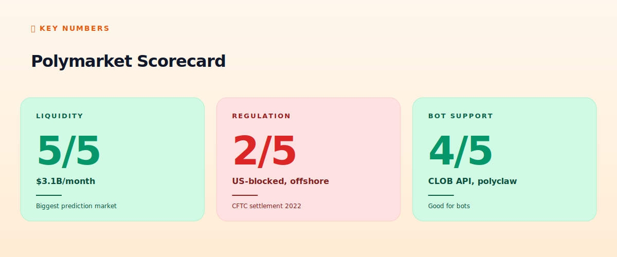 Polymarket scorecard